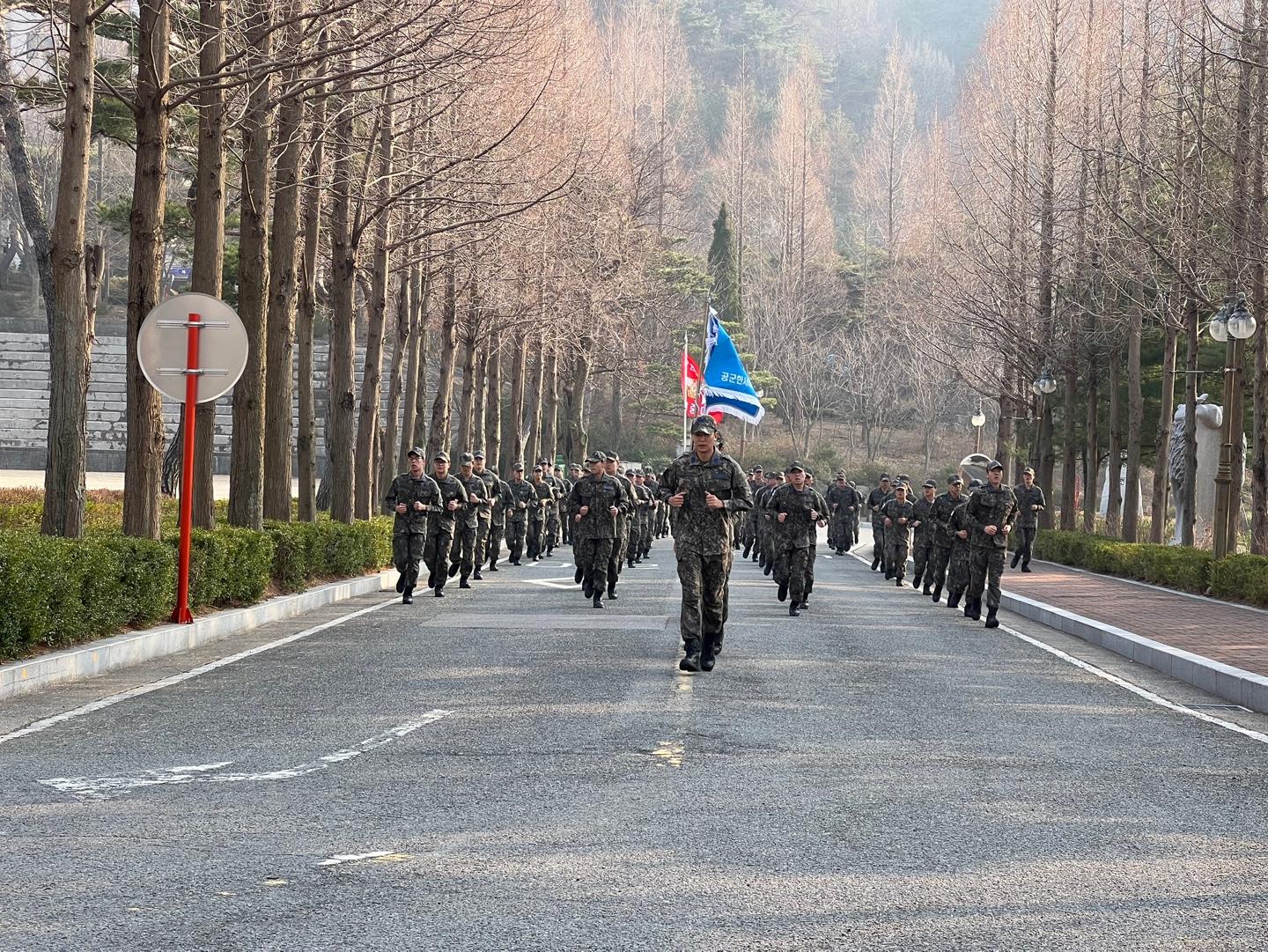 '25년 한서대 학군단 전투뜀걸음 사진